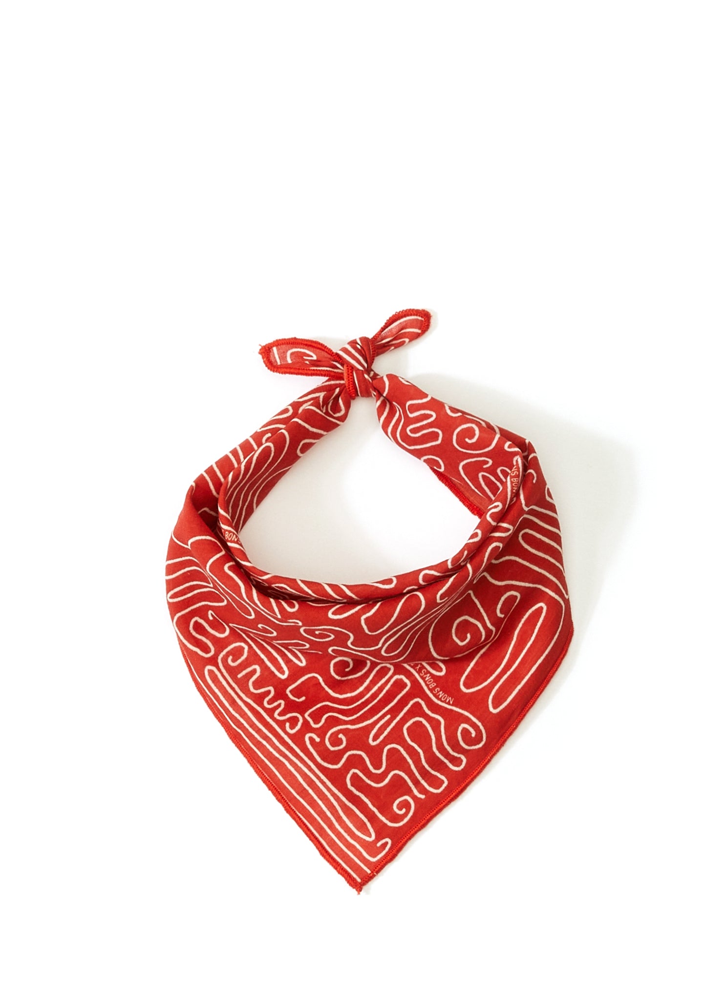 Mons Bons x Bassigue Abstract Print Fular