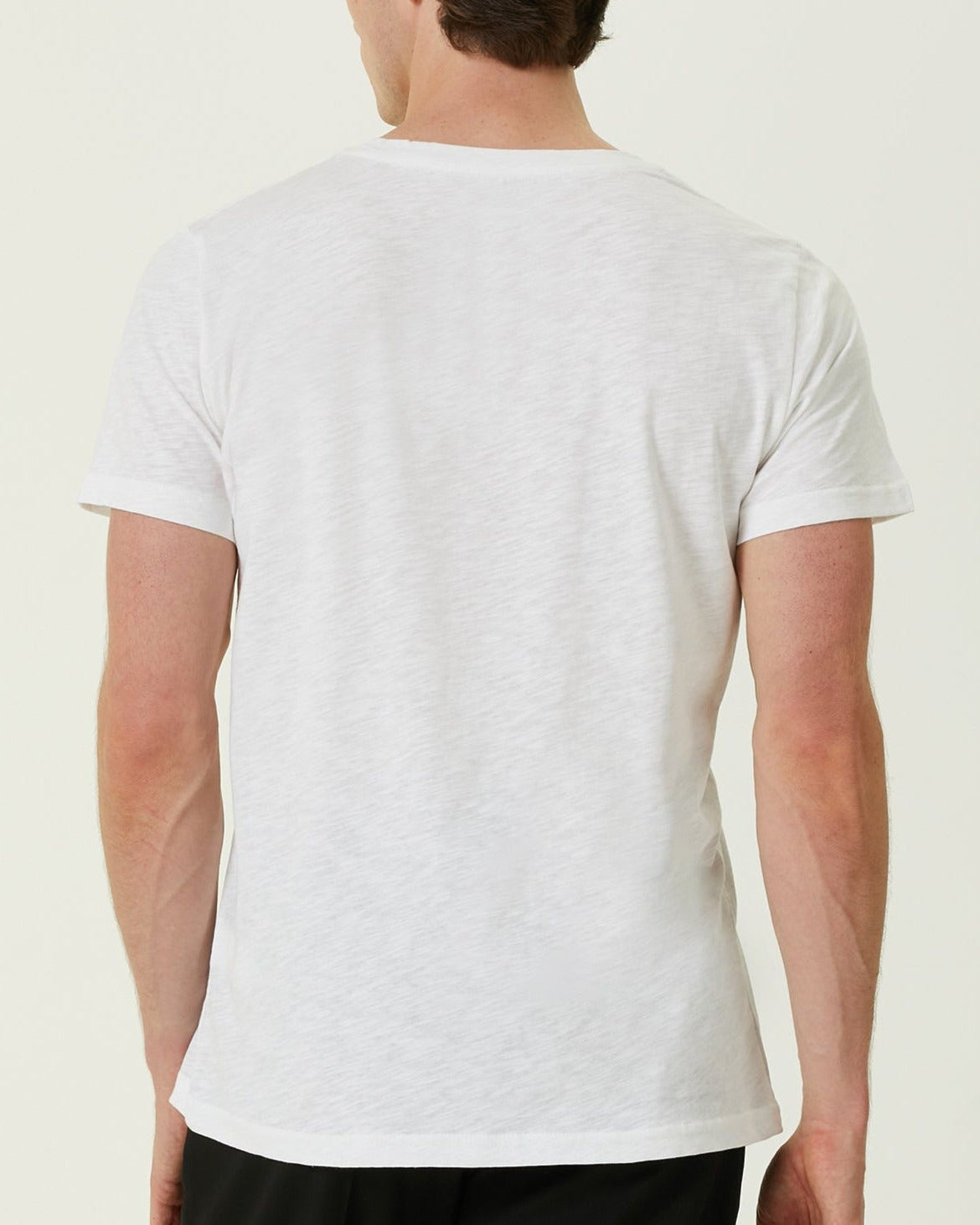 Oversize T-shirt "dog dad" - beyaz