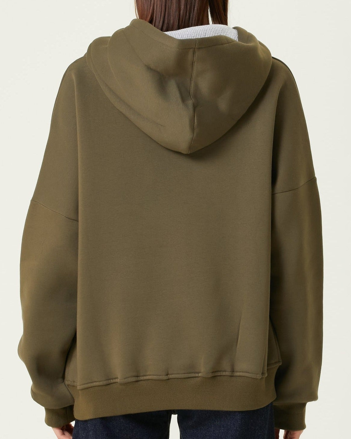 Mons Bons Women's Oversize Hooded | Khaki