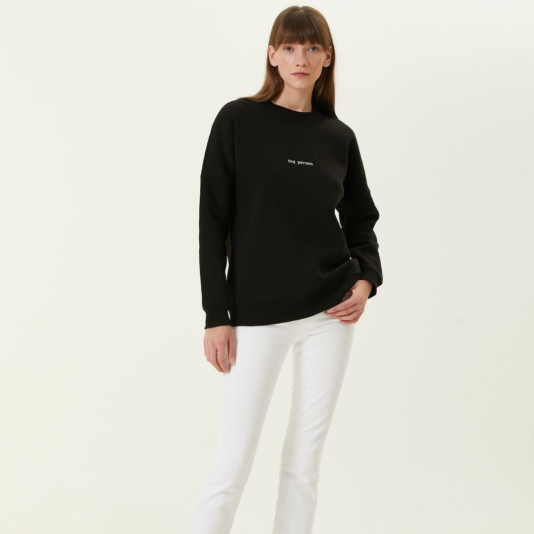 Dog Person Nakışlı Sweatshirt