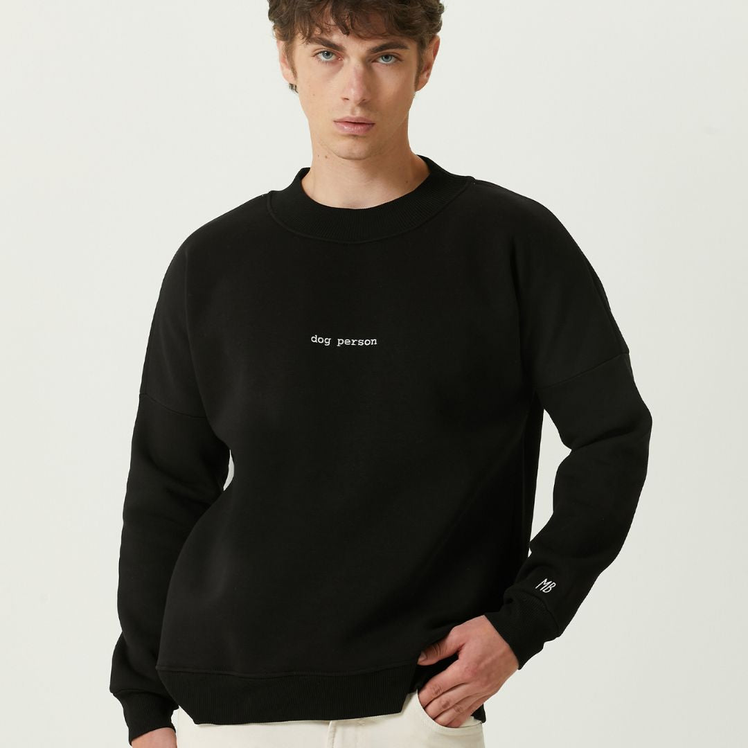 Dog Person Nakışlı Sweatshirt