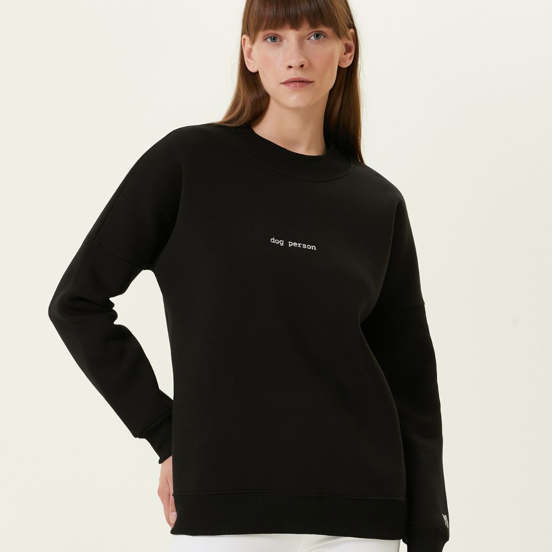 Dog Person Nakışlı Sweatshirt