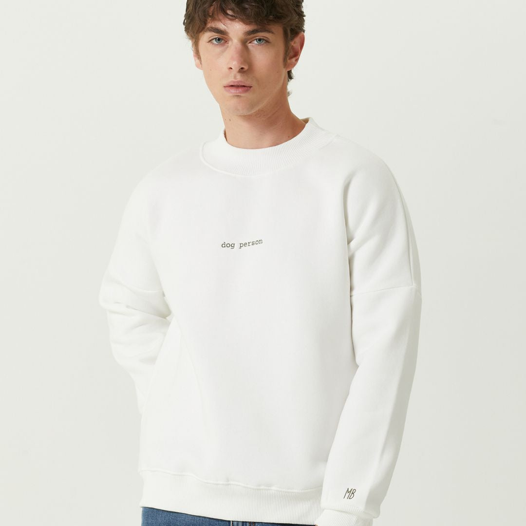 Dog Person Nakışlı Sweatshirt
