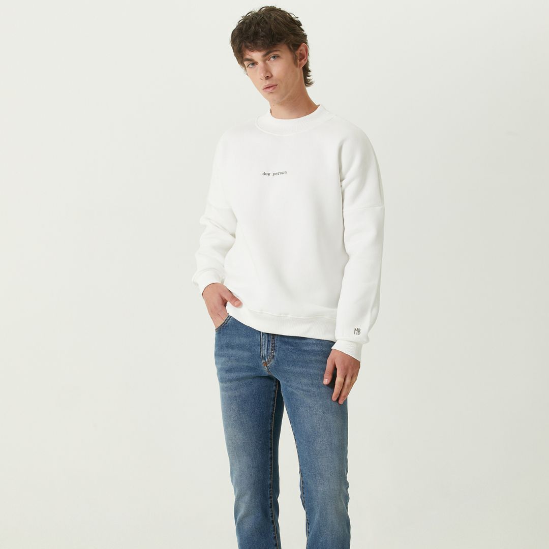 Dog Person Nakışlı Sweatshirt