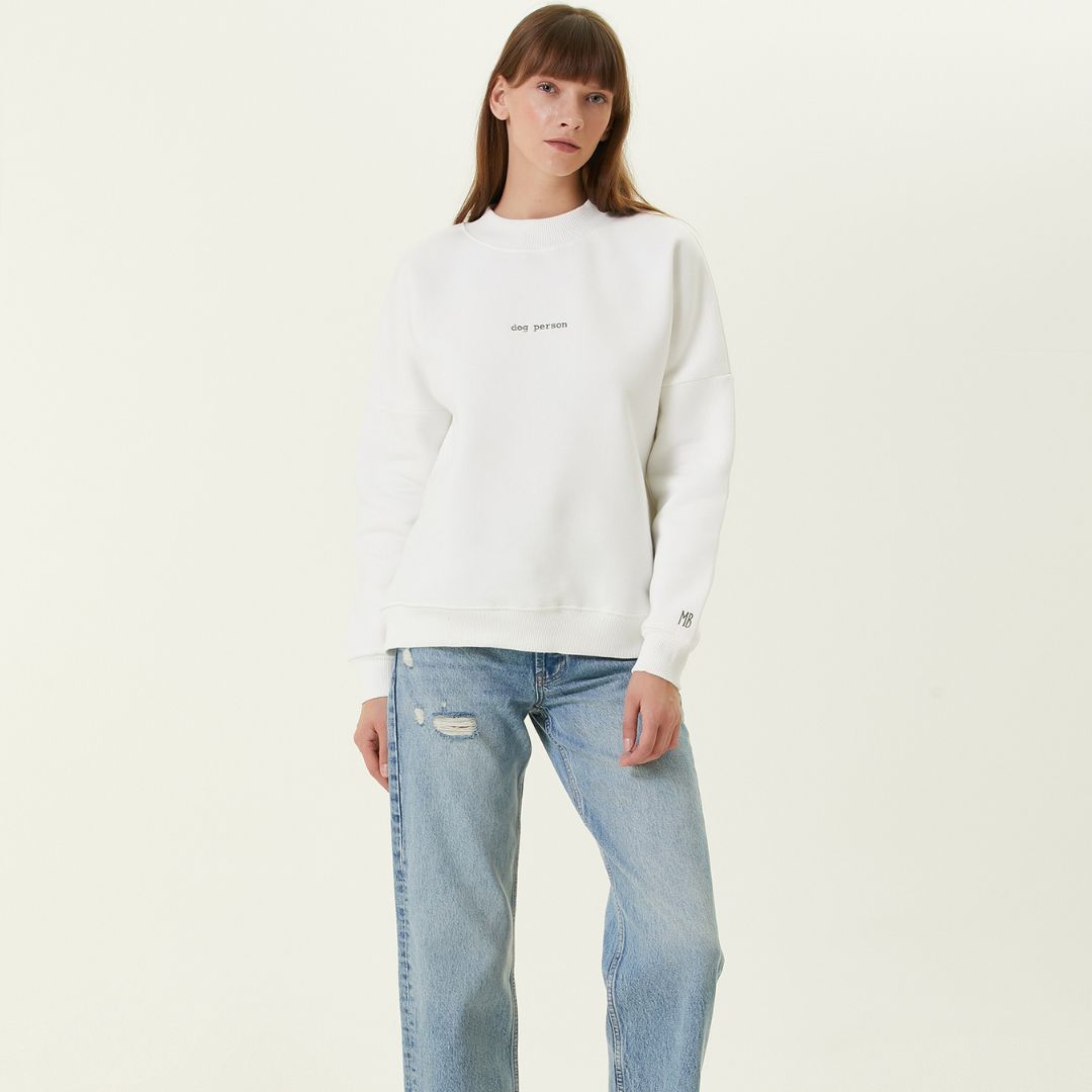 Dog Person Nakışlı Sweatshirt