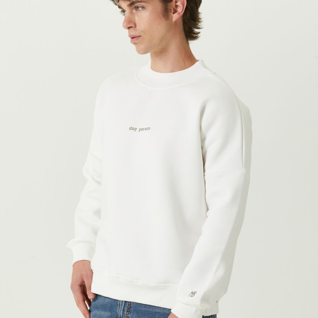 Dog Person Nakışlı Sweatshirt