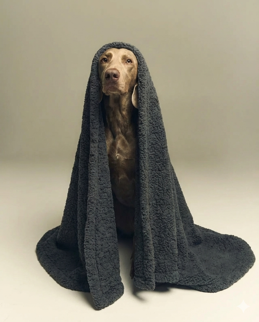 Fluffy Stress-Free Battaniye – Mona’s Grey Edition