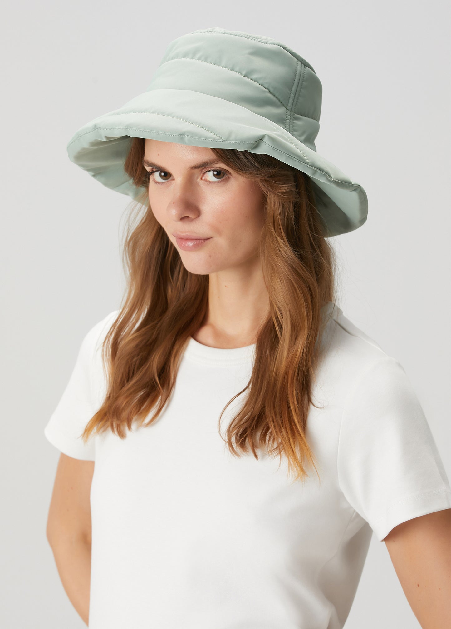 Puffer Bucket Şapka - Su Yeşili