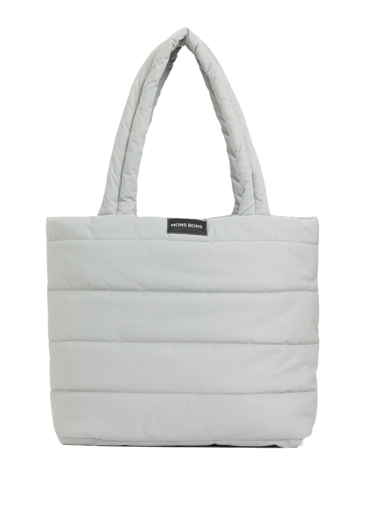 Puffer Tote Bag Gri