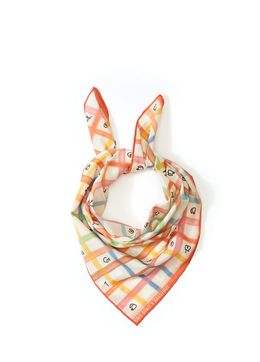 Mons Bons x Bassigue Square Print Fular