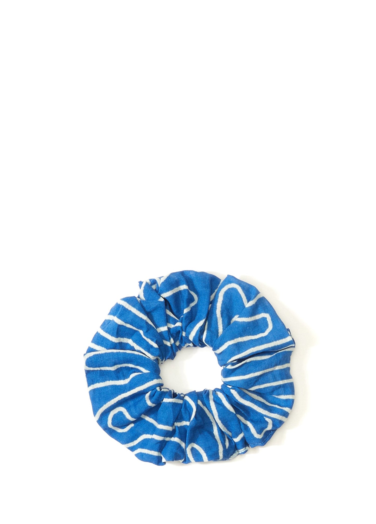 Mavi Abstract Print Scrunchie