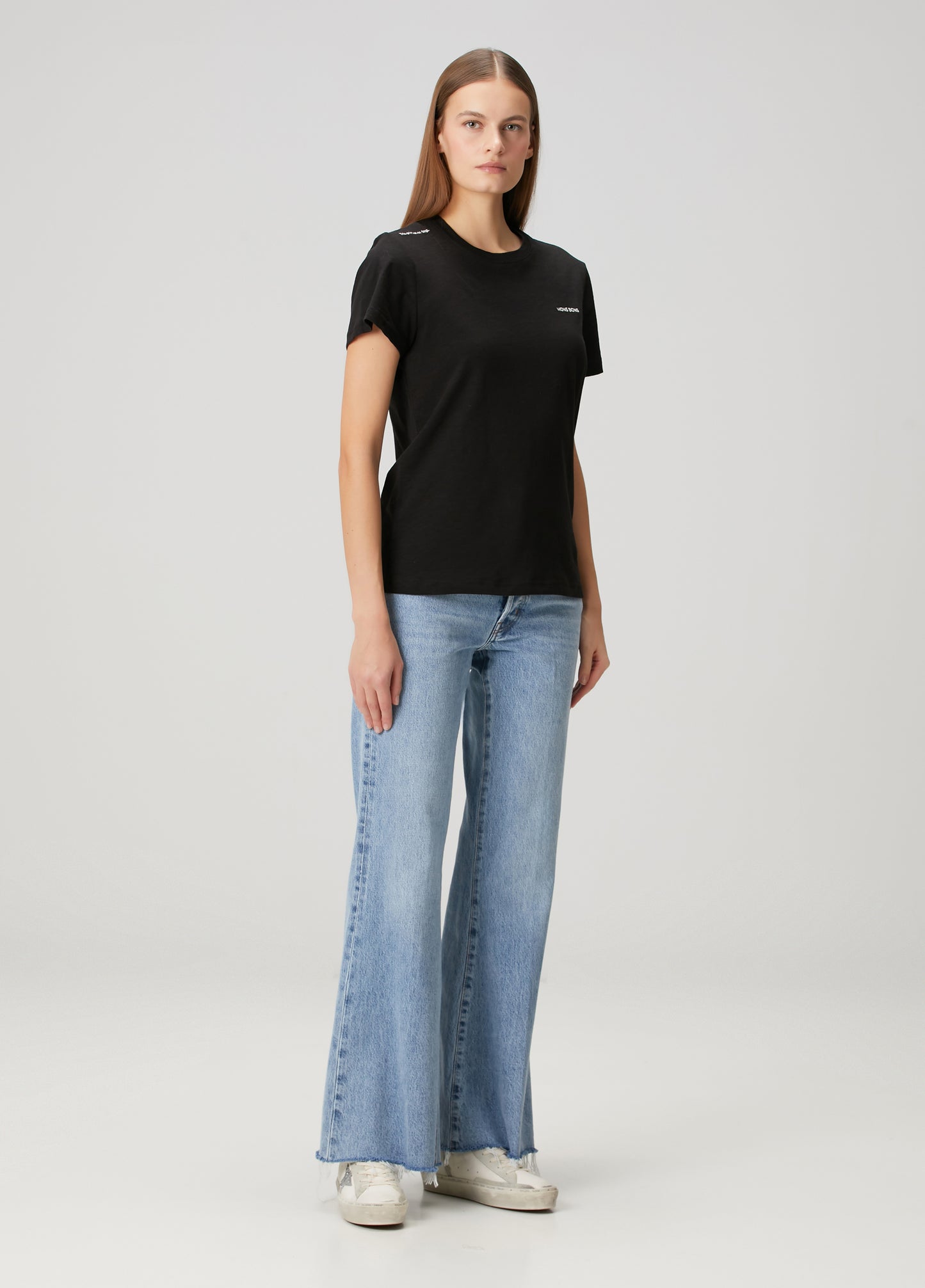 "This Shirt Saves Dogs." OVERSIZE T-shirt – Siyah