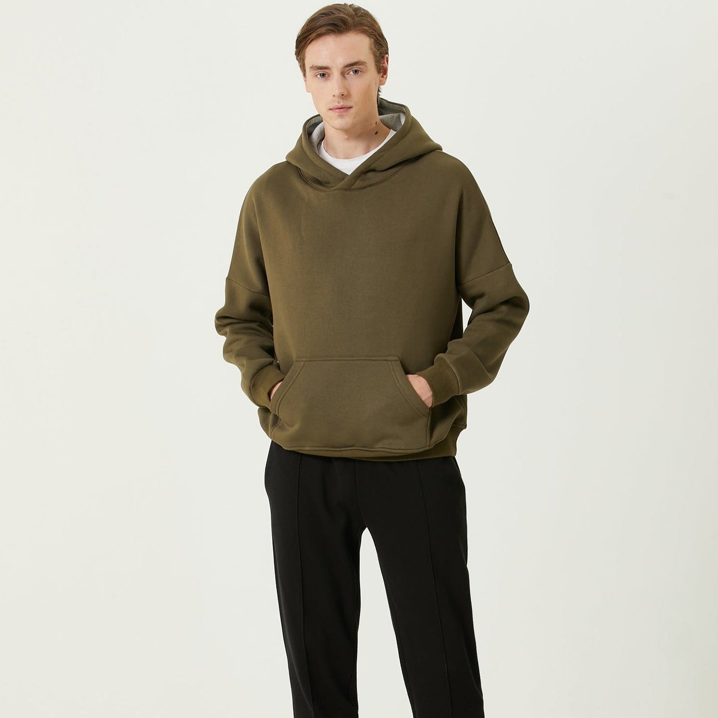 Oversize Hoodie Haki