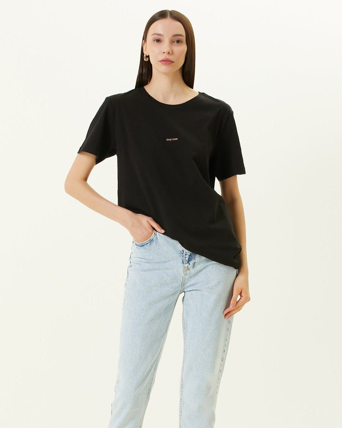 Oversize T-shirt "dog mom"