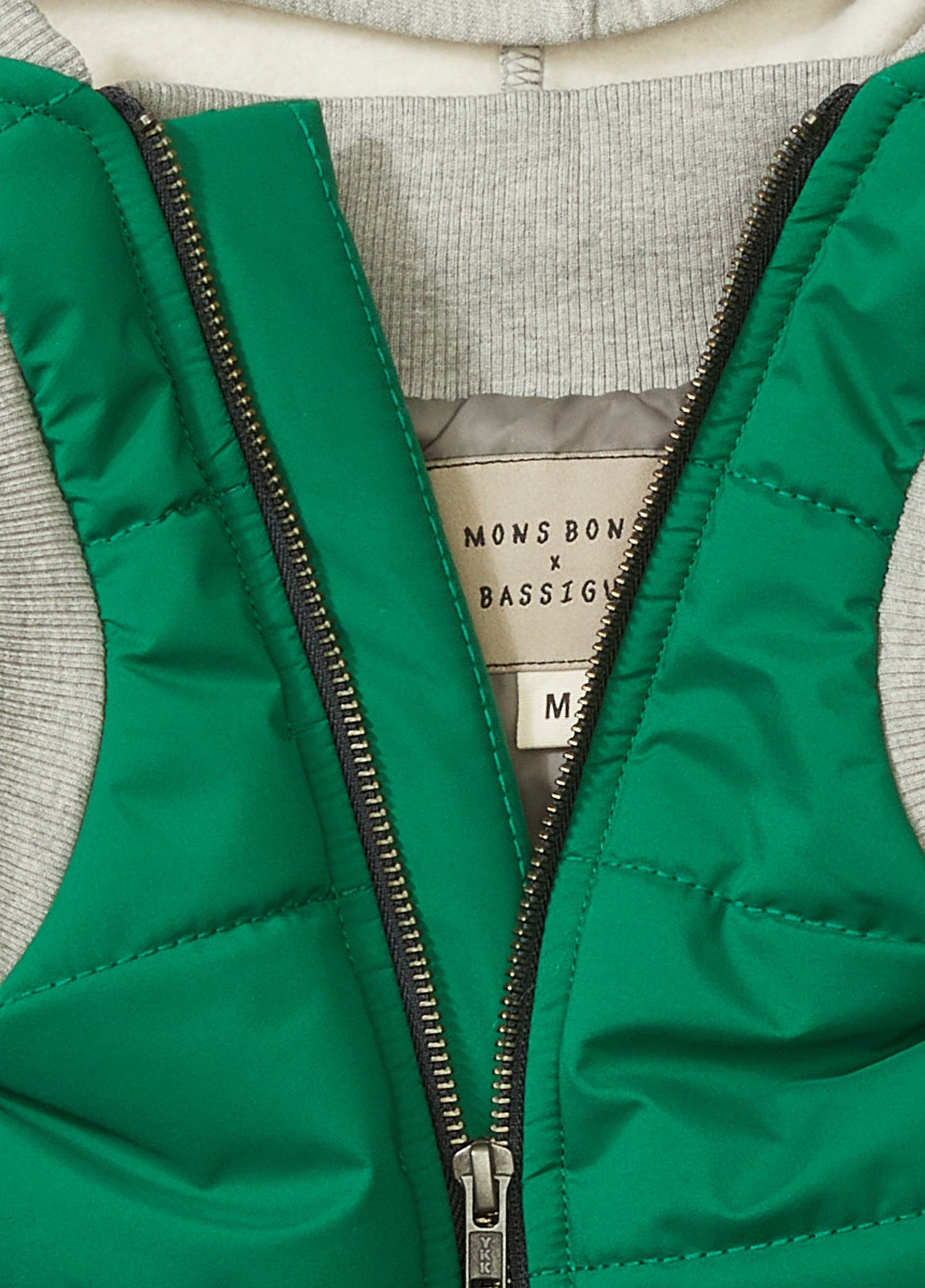 Mons Bons x Bassigue Green Puffer Jacket