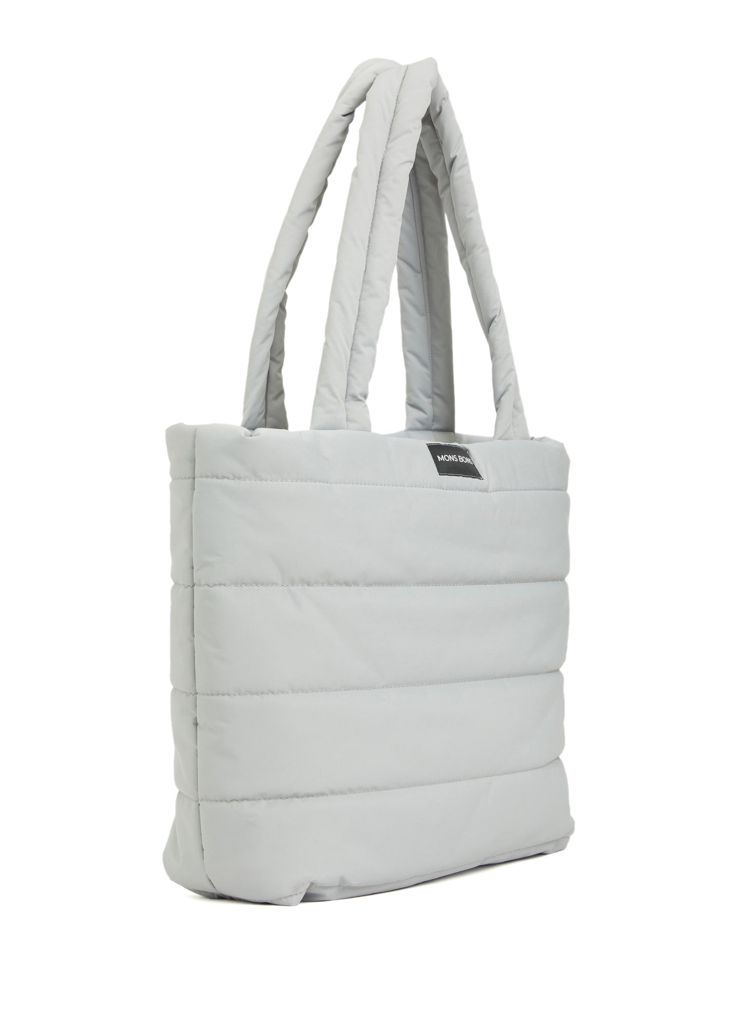 Puffer Tote Bag Gri