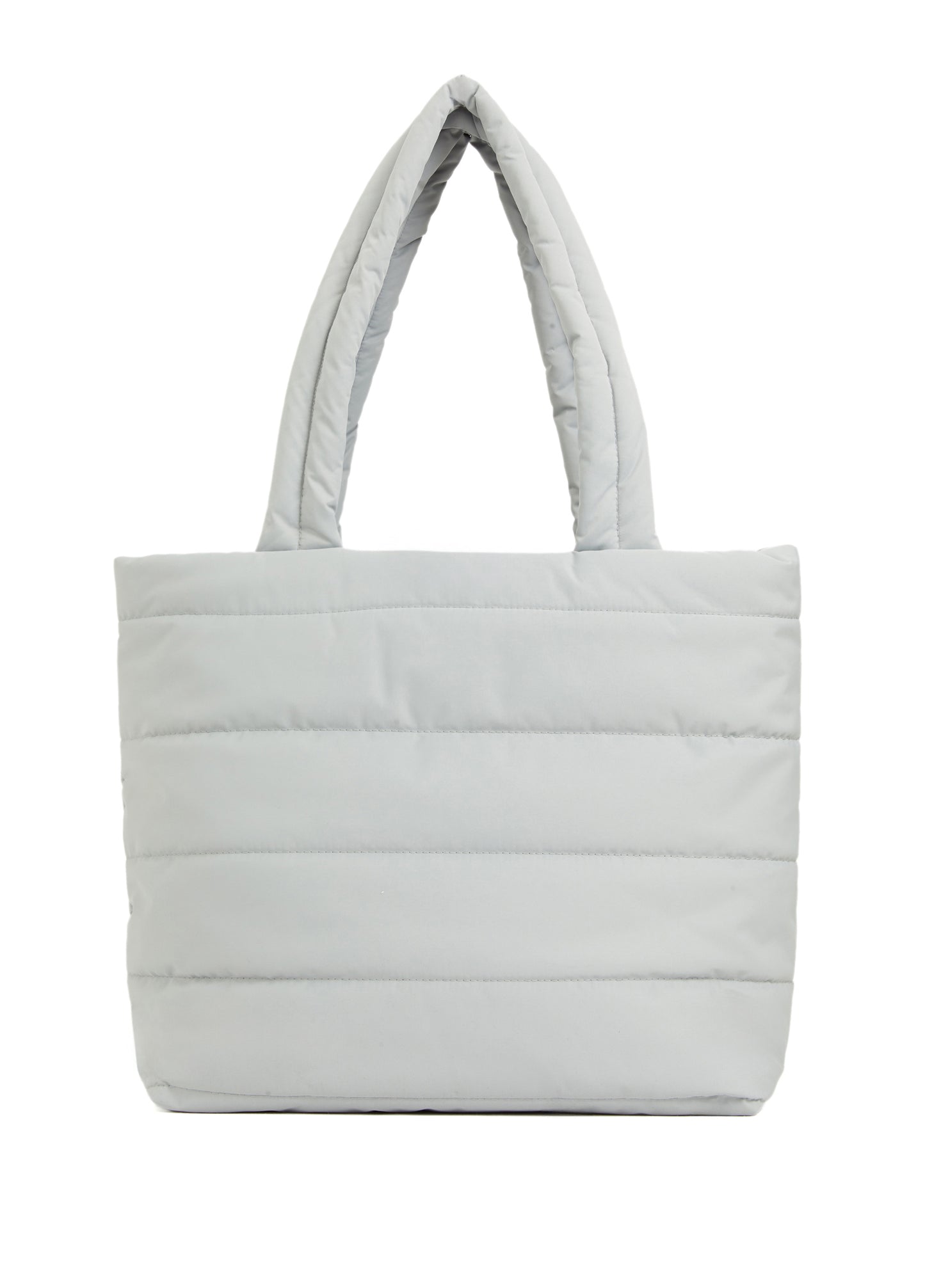 Puffer Tote Bag Gri