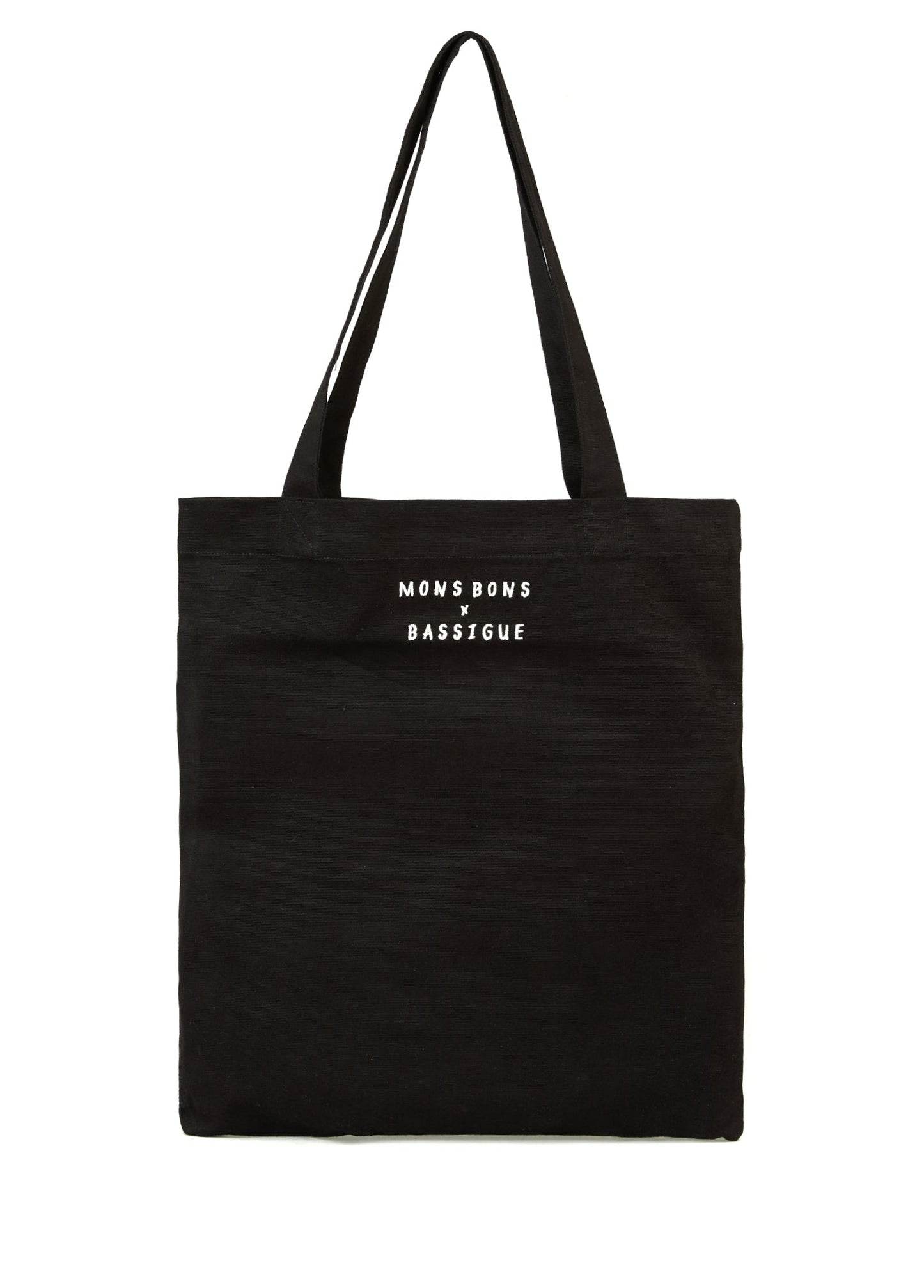 Mons Bons x Bassigue  Black Tote Bag