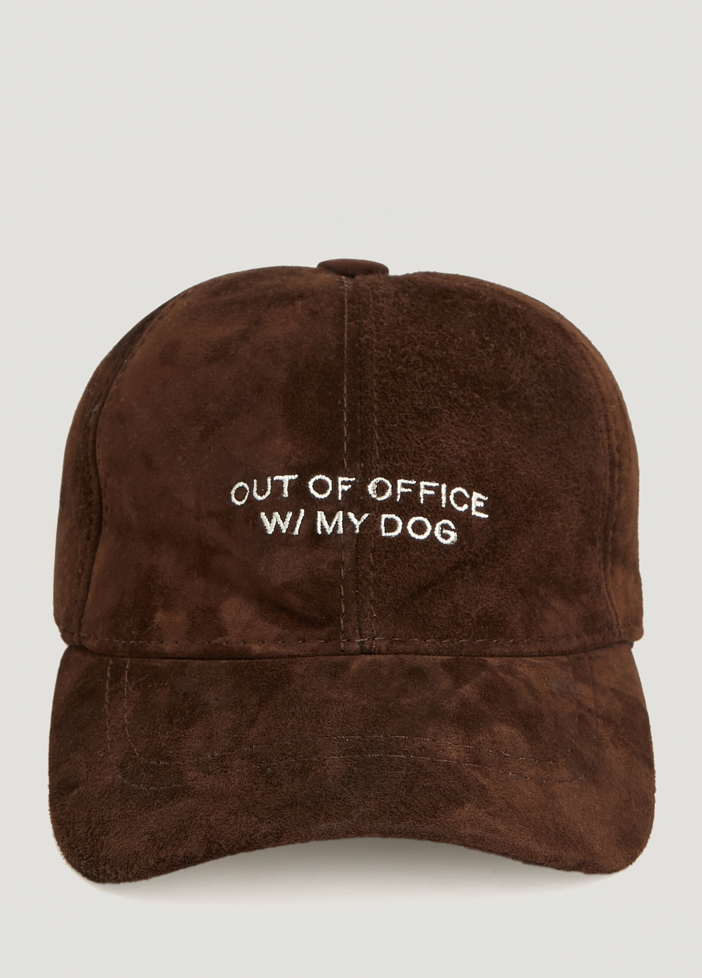 Out Of Office W/My Dog Süet Şapka