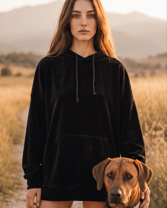 Velvet Women Oversize Hoodie