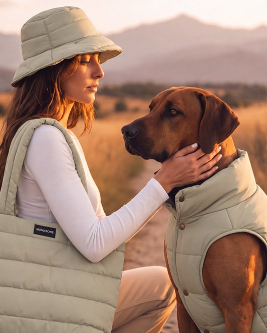 Puffer Bucket Şapka | Bej