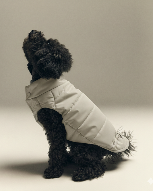 Mons Bons Pet Puffer Vest | Beige